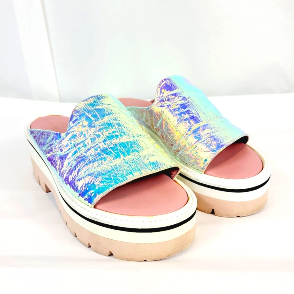 Cappelletti metallic sandals